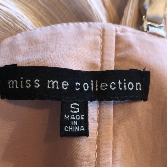 Miss Me Collection Blush and Rhinestone Accented Spaghetti Strap Silk Dress - Picture 10 of 12